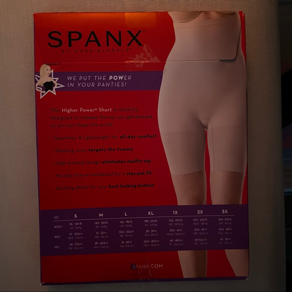 SPANX Higher Power Short in Black 1x - Picture 5 of 7